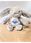 “Best Dad” Plush Bunny Keyring