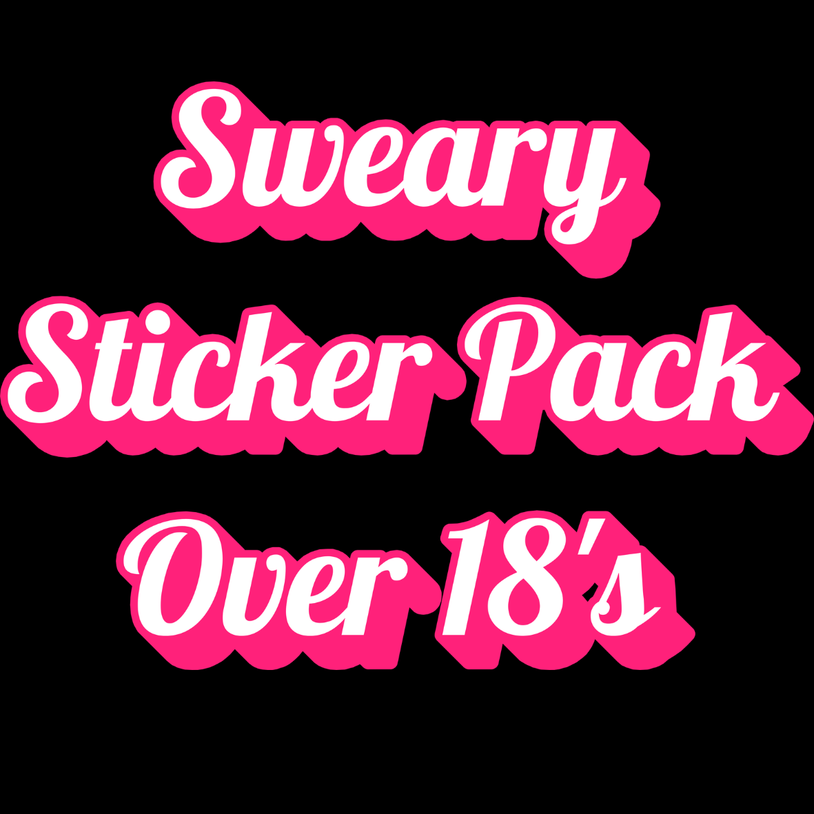 Sweary Sticker Pack