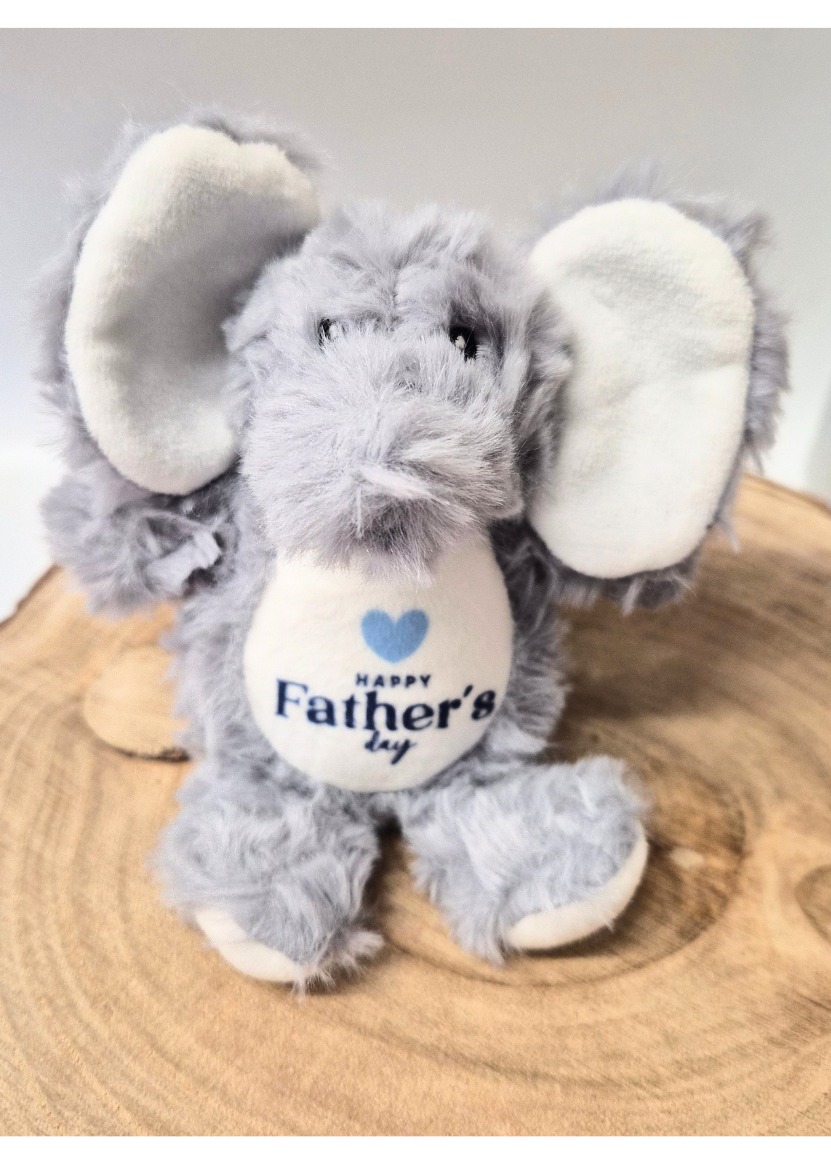 “Happy Father’s Day” Plush Elephant Keyring