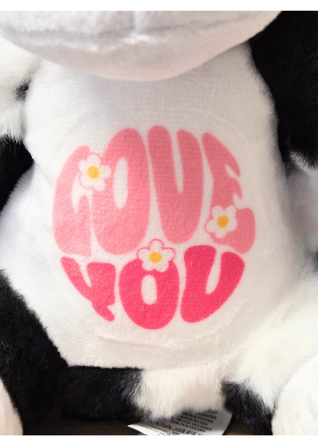 “Love You” Plush Cow