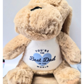 Personalised “Best Dad” Plush Dog