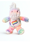 Rainbow “Love” Plush Unicorn Keyring