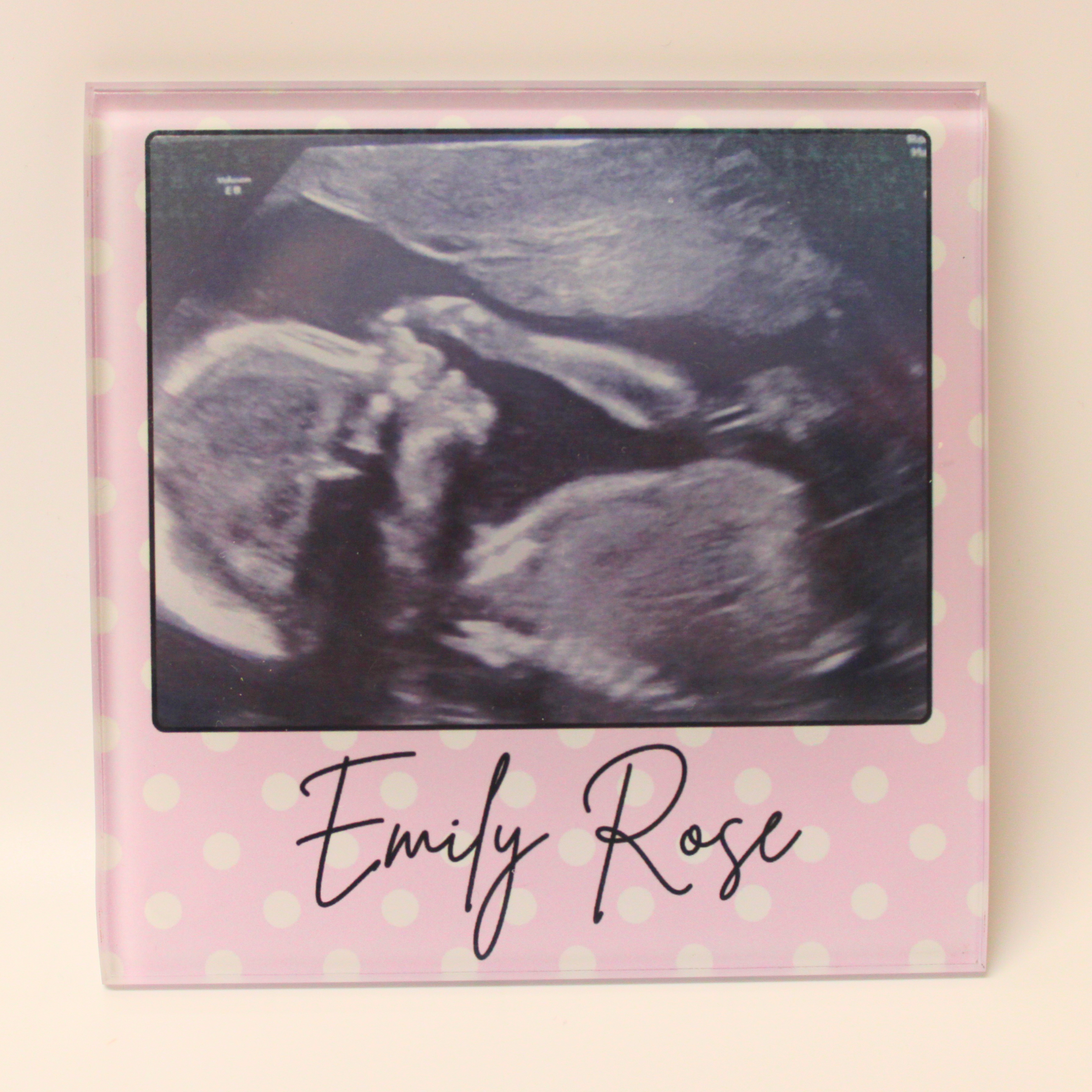 Personalised Glass Photo Coaster Keepsake