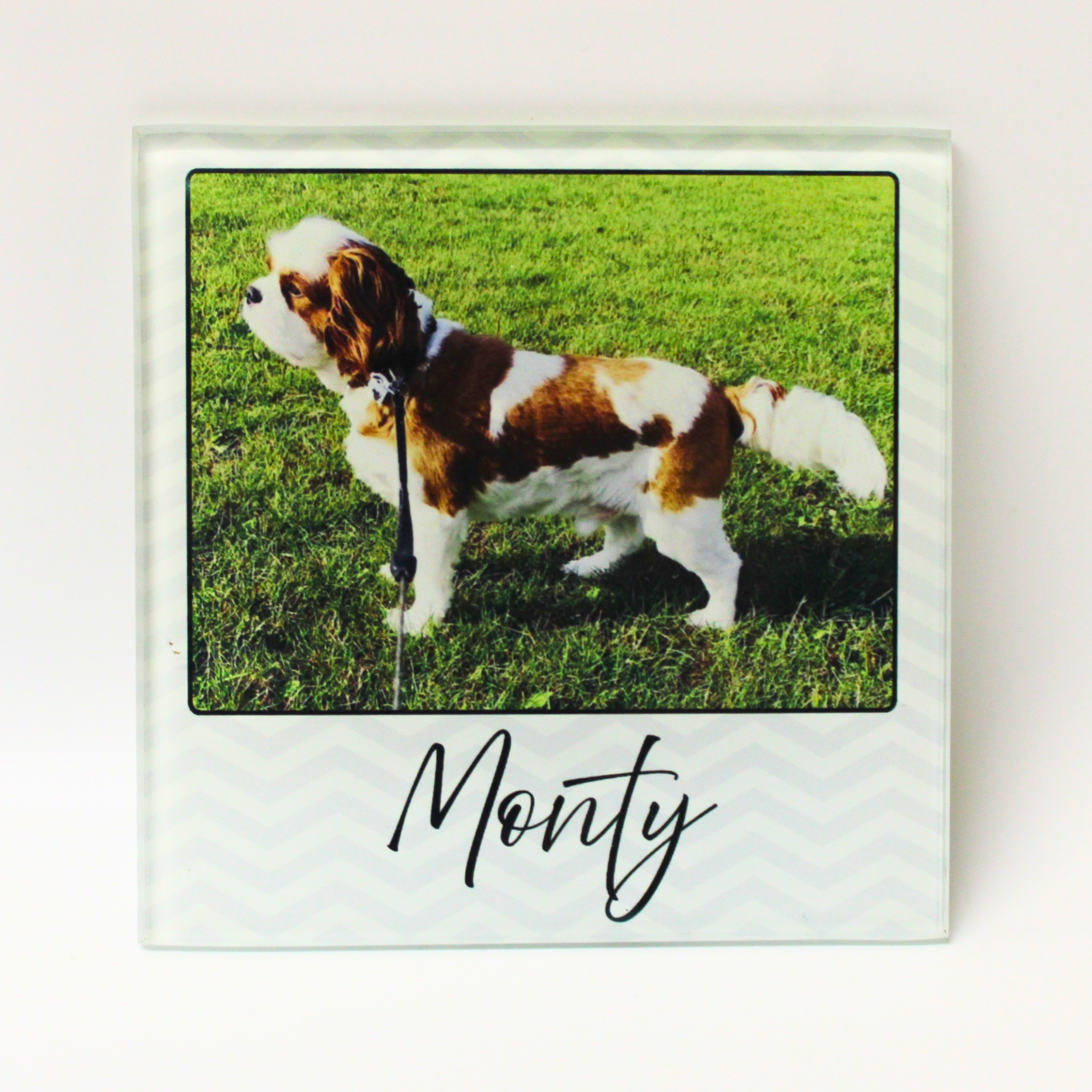 Personalised Glass Photo Coaster Keepsake