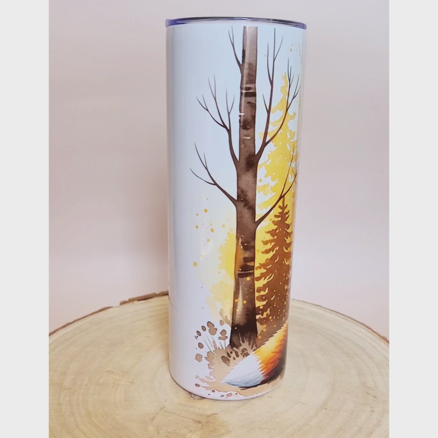 Fox Tumbler | 600ml (20oz) with Straw